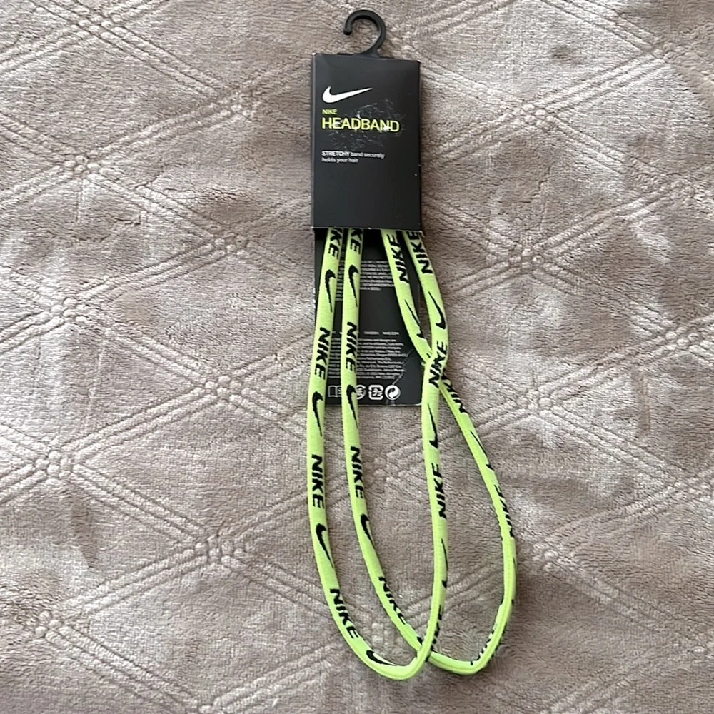 Nike Headband New color Neon green and black Nike logo